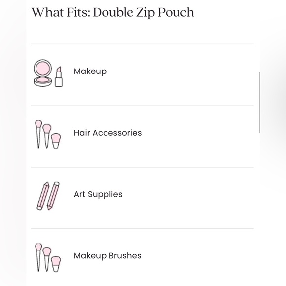 NWT Stoney Clover Lane - Double Zip Pouch - Pasta Limited Edition Golden Yellow - Picture 4 of 4